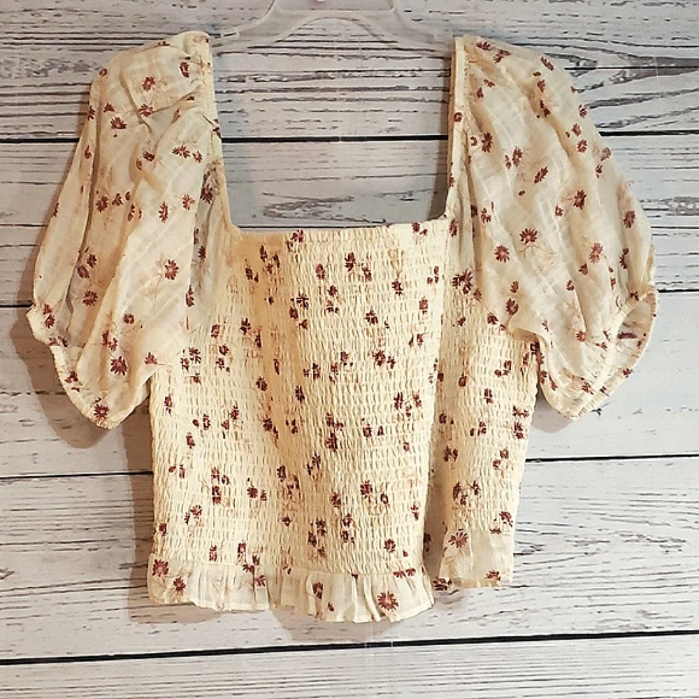 ❤5️⃣/$25 American Eagle Smoked Crop Top